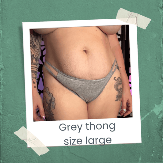 Grey thong