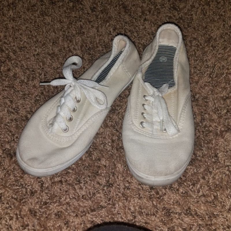 White school girl shoes