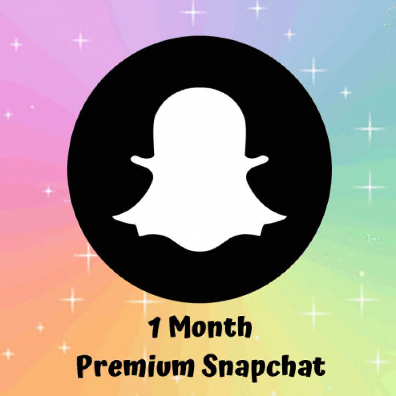 1 Month Premium Snapchat