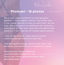 Photo set  10 custom photos