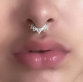 Septum piercing