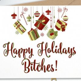 Holiday Card With Naughty Surprise