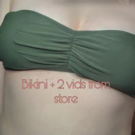 Slutty Used Bikini Top PLUS 2 VIDS