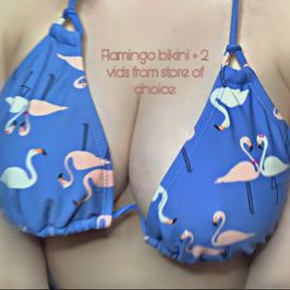 Teen Bikini Top AND 2 VIDS FROM STORE