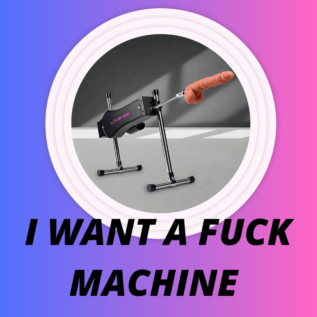 My toy fuck machine