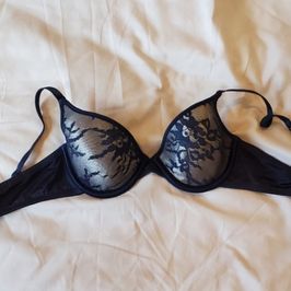 Blue Lace Bra