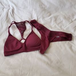 Racer back bra with matching panty