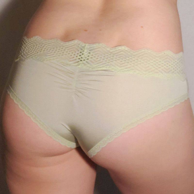 Silky Green Cheeky Panties