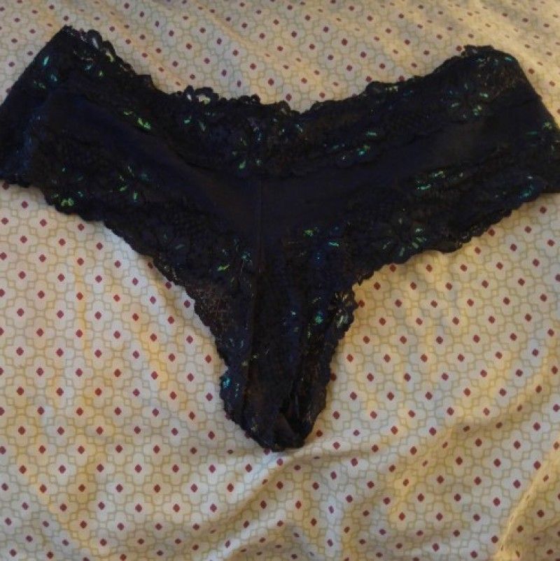 Worn Lacey panties