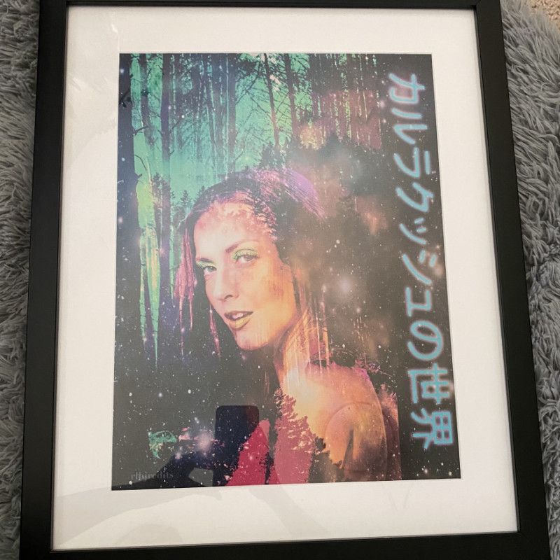 Framed Karla Kush Art