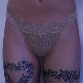 Nude Lace Thong