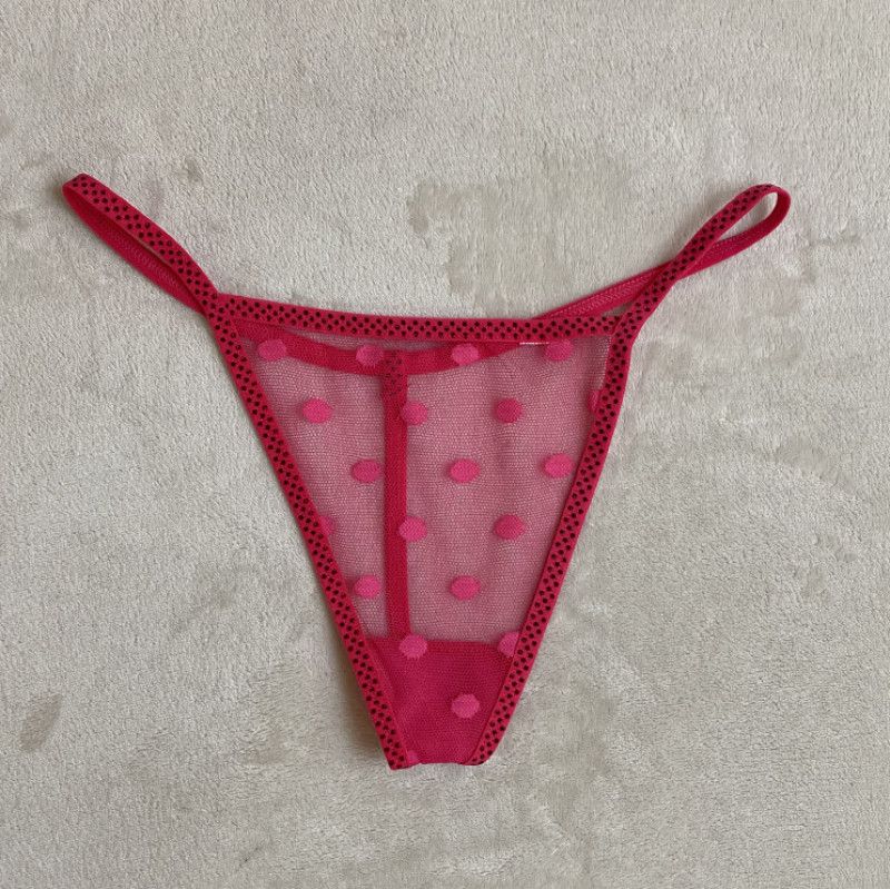 Pink Polka Dot Gstring