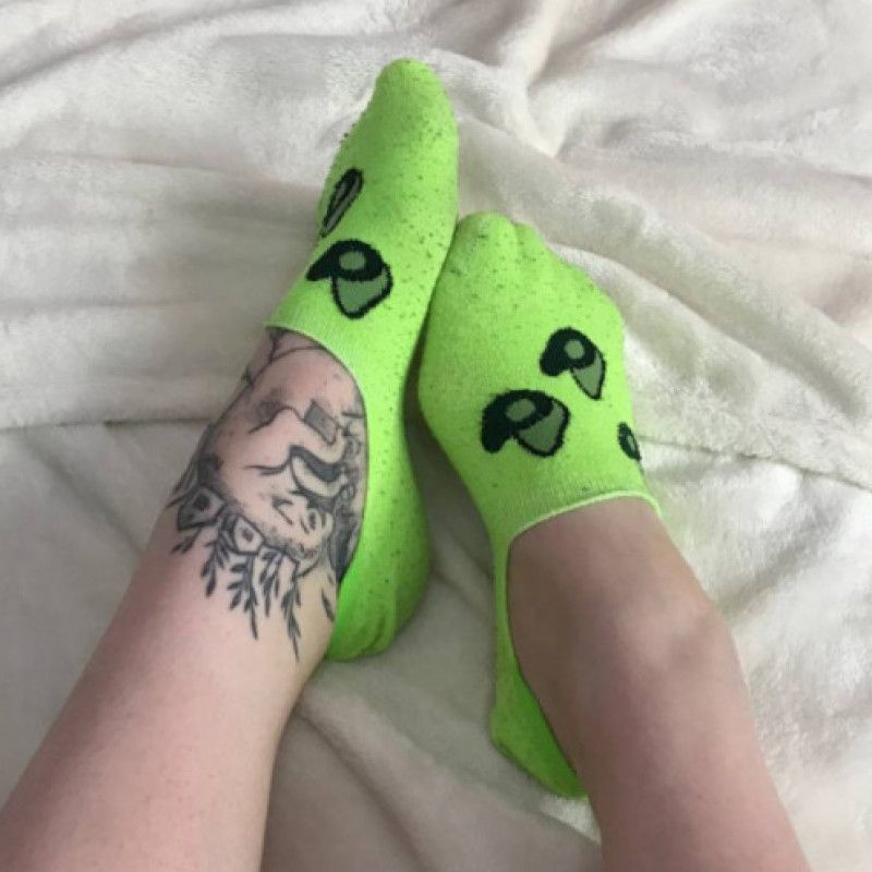 Green socks