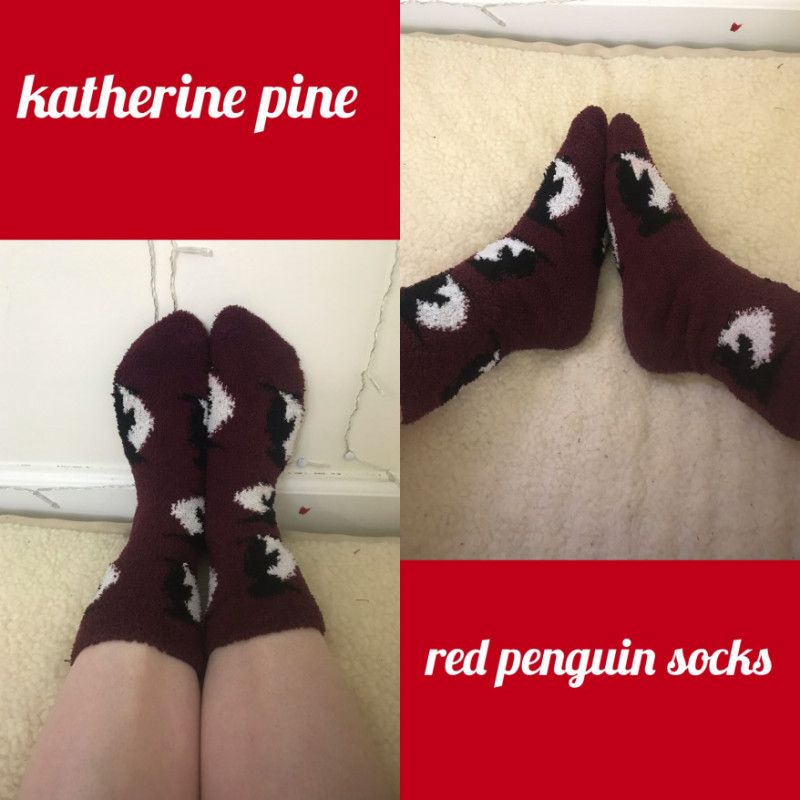 Penguin Fuzzy Socks