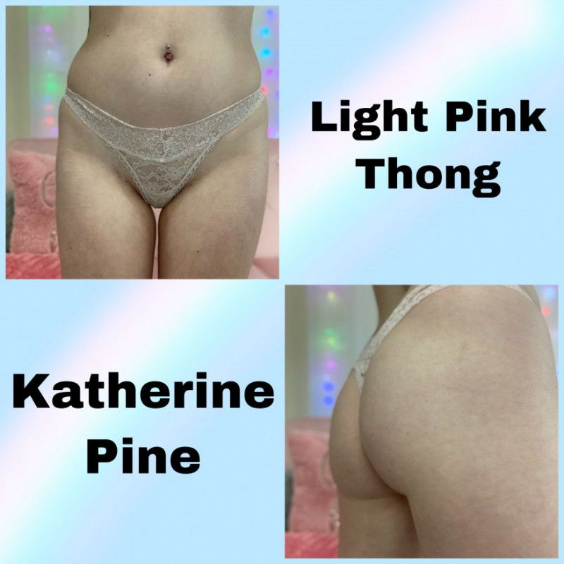 Light Pink Thong Panties