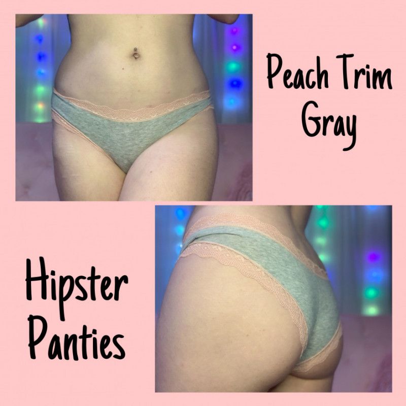 SOLD Gray and Peach Dirty Panties