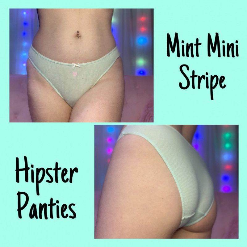 SOLD Mint Stripe Hipster