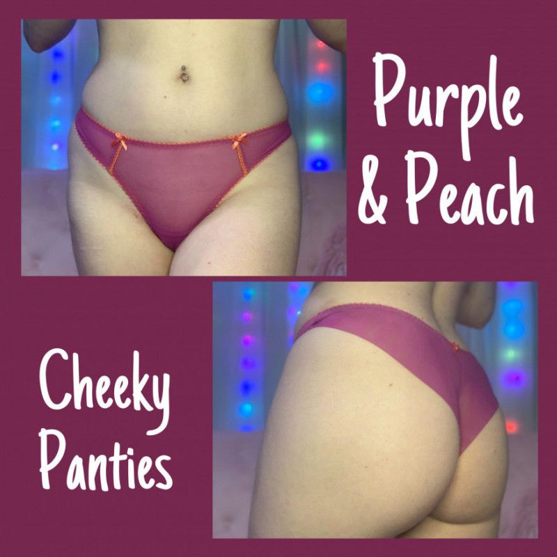 SOLD Purple Cheeky Panties