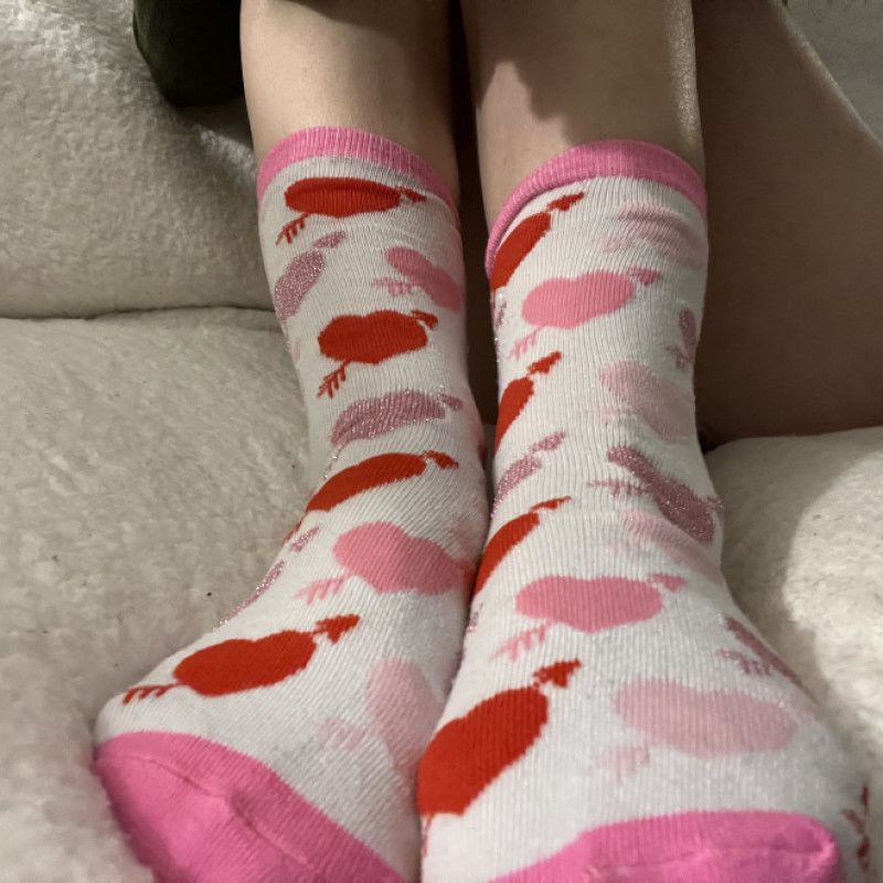 Heart Tall Socks