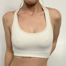 White Sports Bra