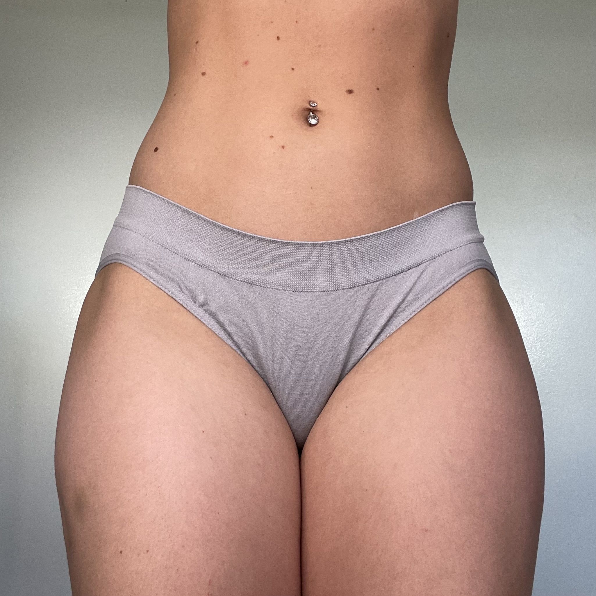 Grey Polyester Panty