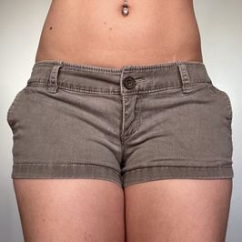 Olive Abercrombie and Fitch Shorts