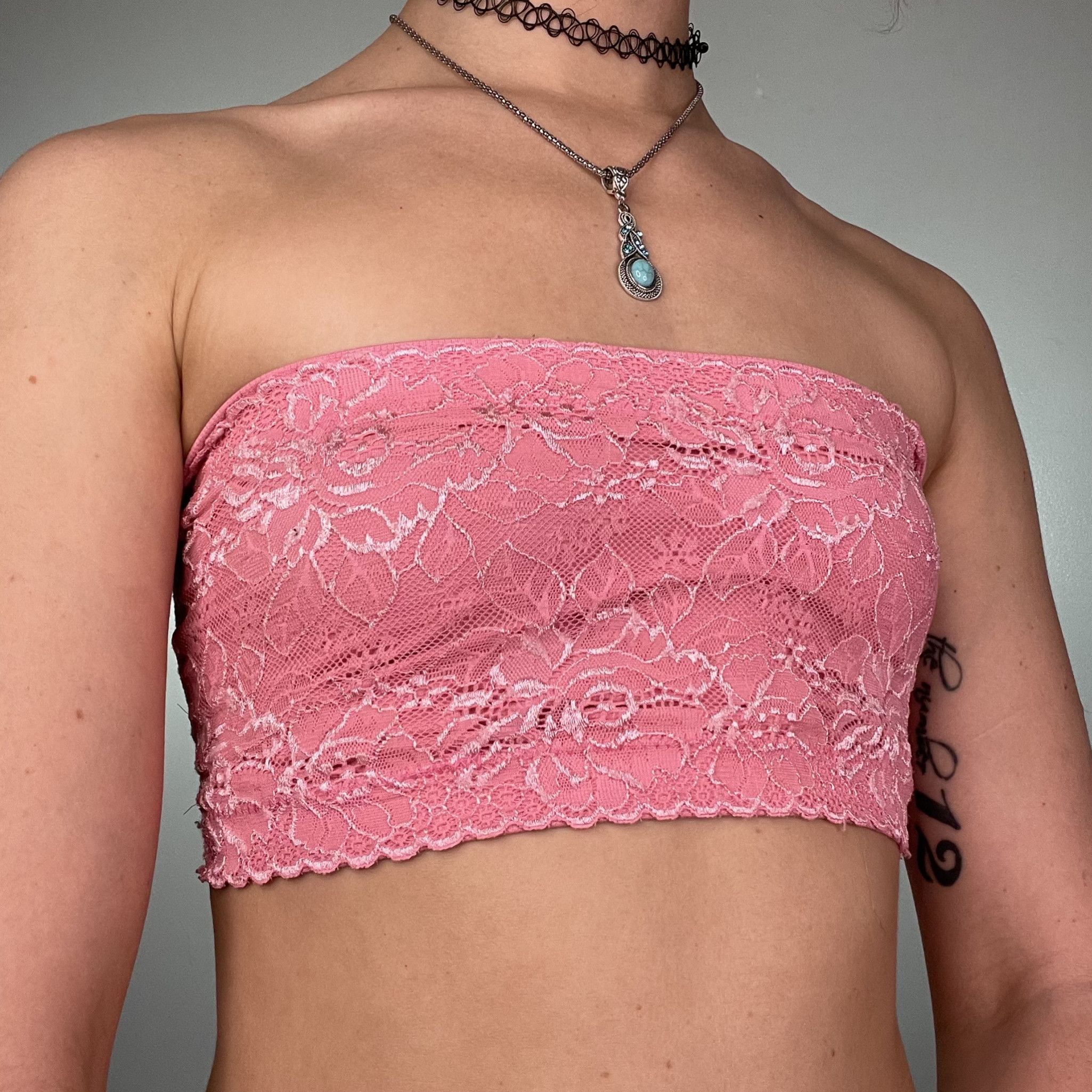 Pink Lace Bralette