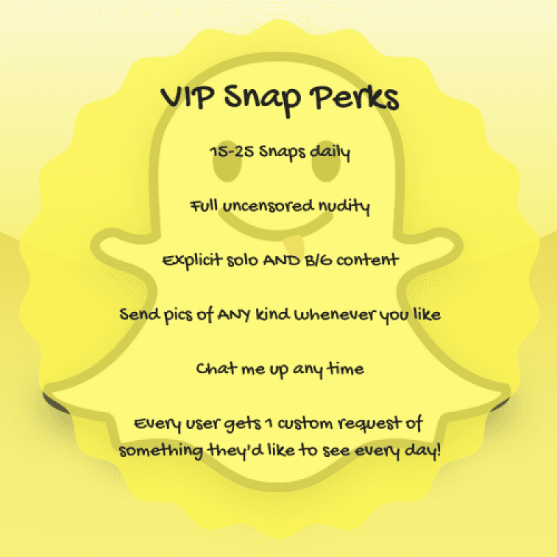 Premium VIP Snapchat for LIFE!