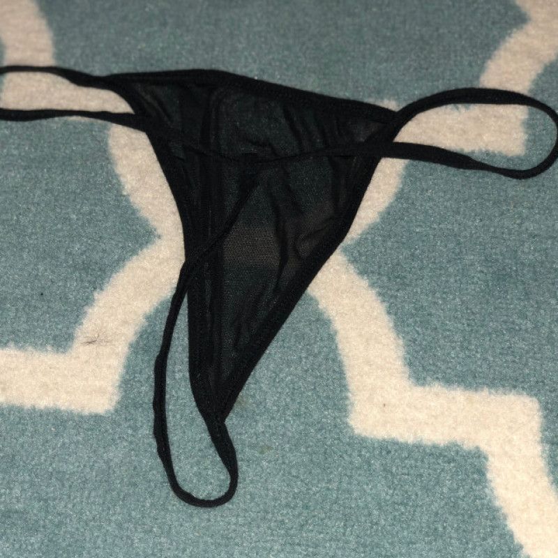 Sexy Lil Black G String