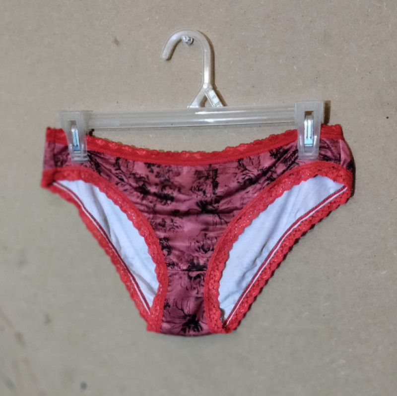 Rose Red Silk FullBack Panty