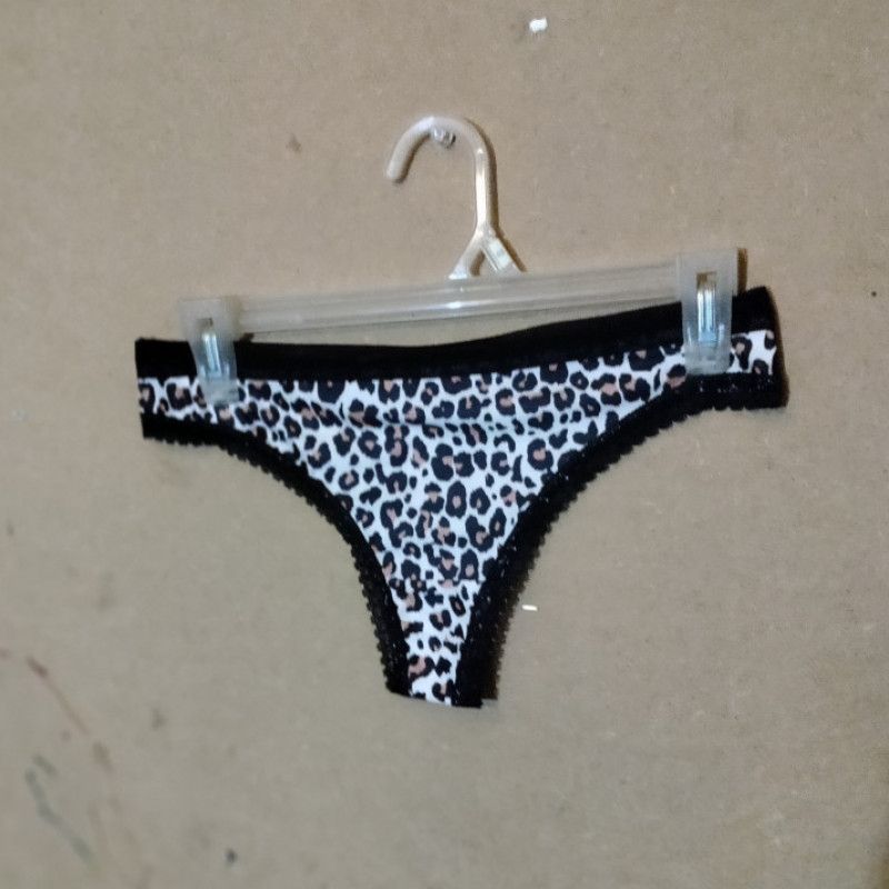 Wild Cheetah WhaleTail Thong