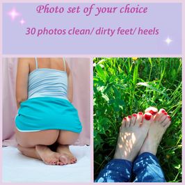 Photo set of feet