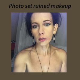 Photo set ruined makeup