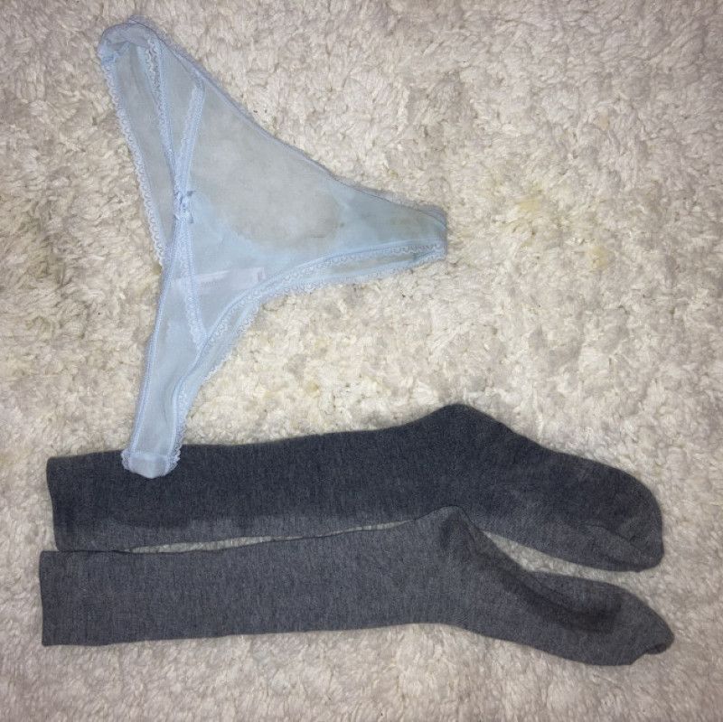 Squirt Soaked Panties Knee High Socks