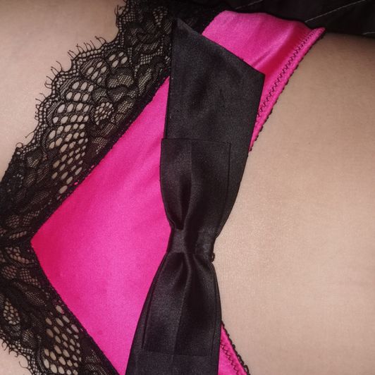 Sexy black and pink panties