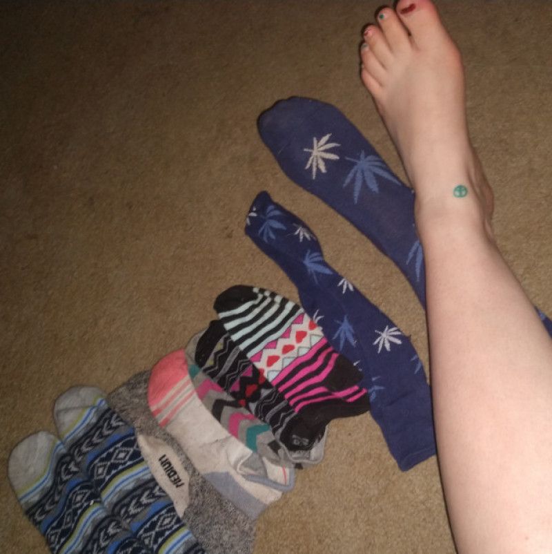 Worn n used camgirl socks and stockings