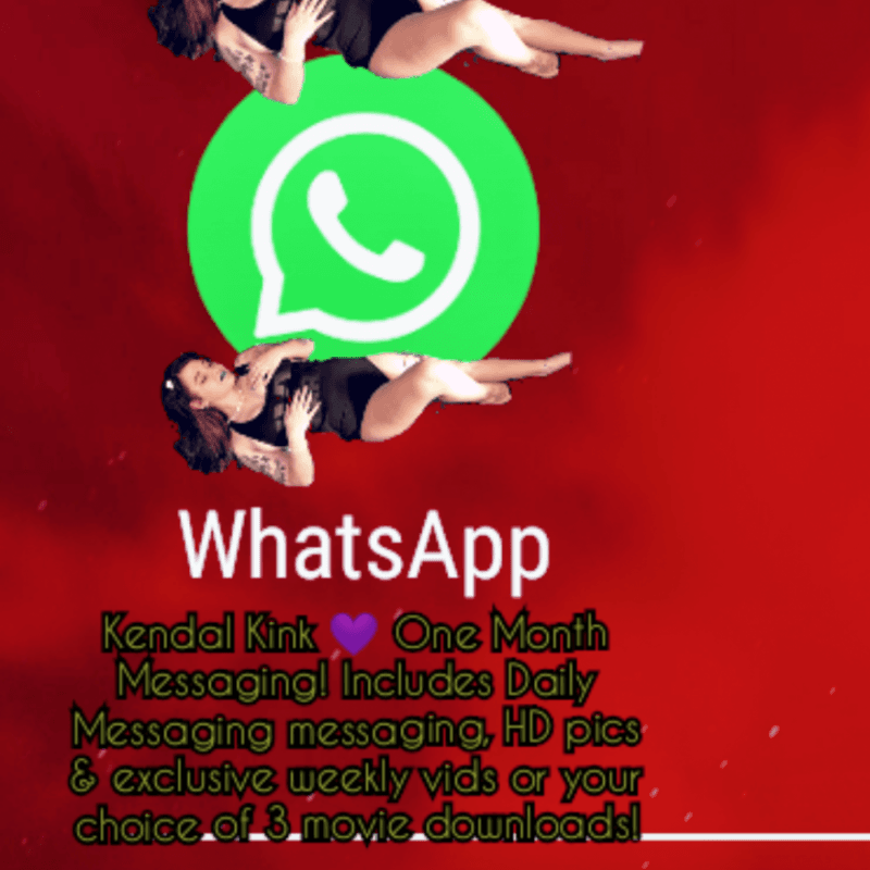 Whatsapp private messaging ONE MONTH