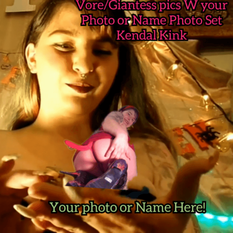 Vore giantess W your photo or Name photSet