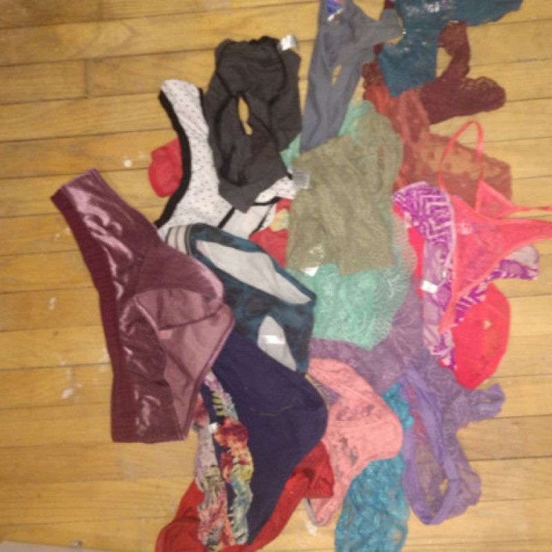 Cuck Fucked Cum covered Panties Bundle