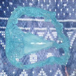 Freshly cum Fucked N Sealed Lace Thong Panties