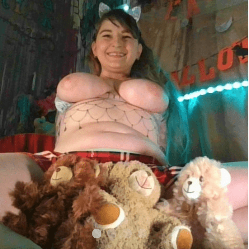 Cum Covered Edged N Fucked TeddyBear