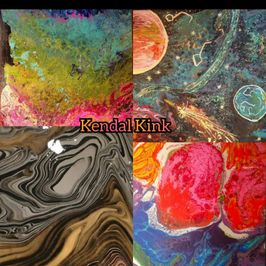 Buy Custom Acrylic Silicone Pour PaintingKendalKink