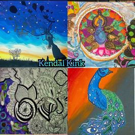 Kendal Kink Exclusive Custom Acrylic Painting