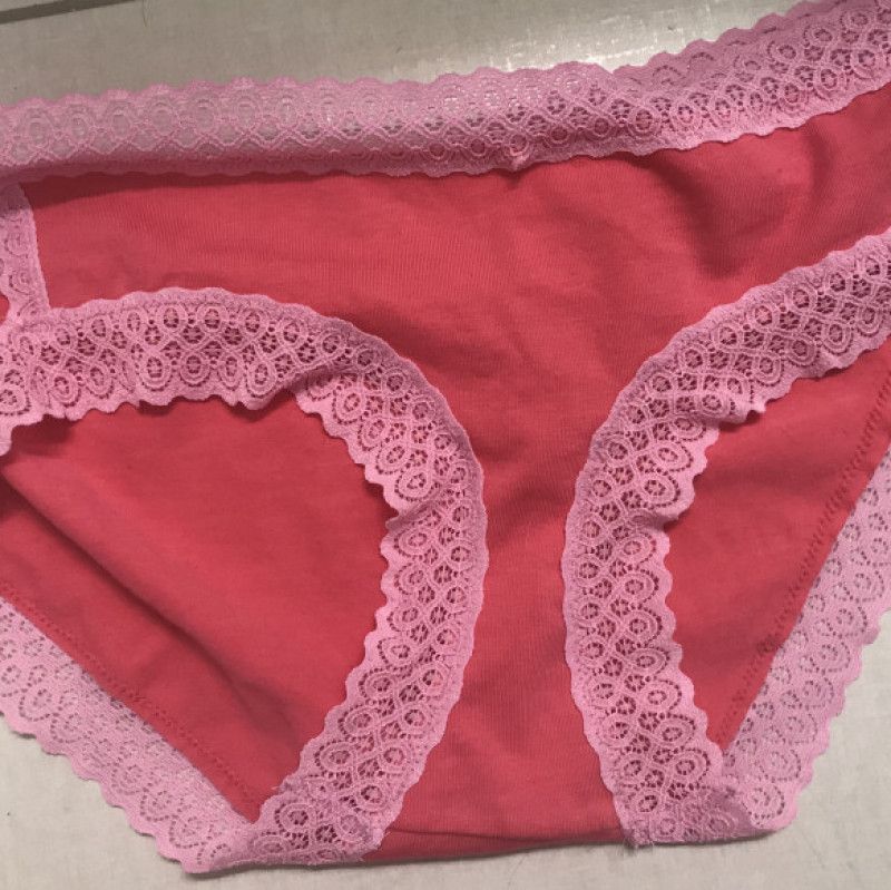 Pink worn pantie