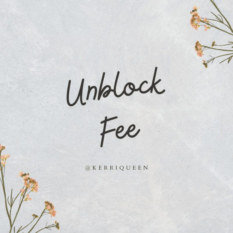 Unblock Fee