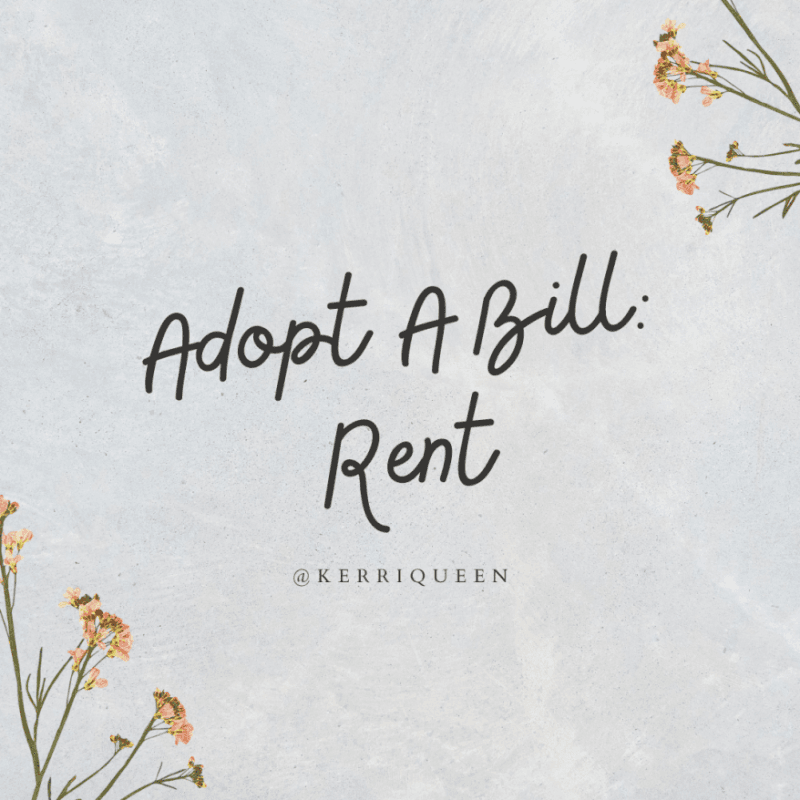 Adopt A Bill RENT