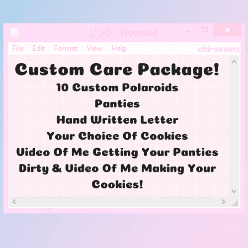 Custom Care Package