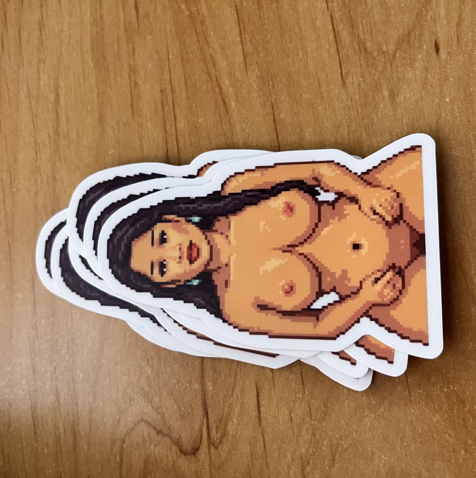 8 Bit Nude Sticker