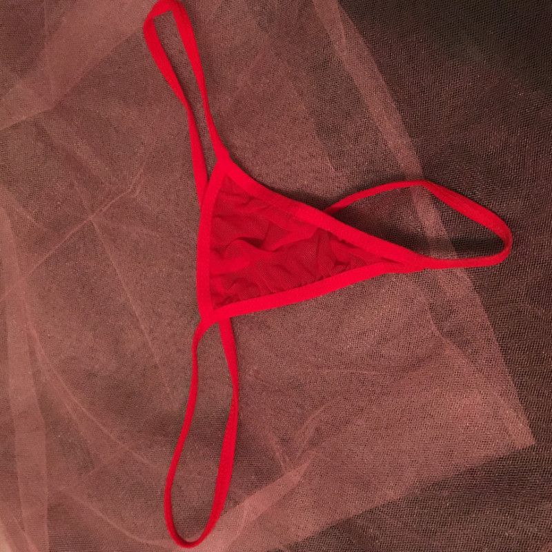 Red Mesh G String