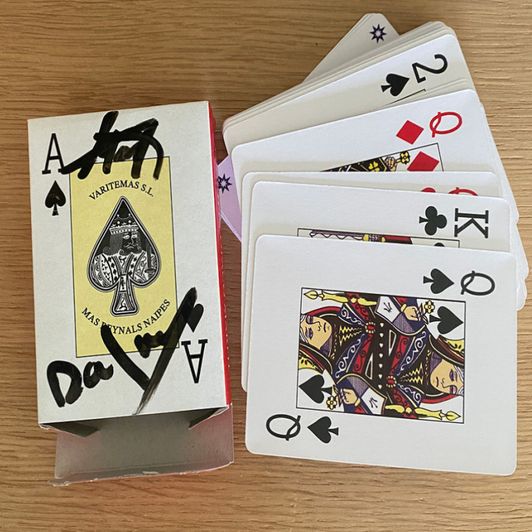 DECK OF CARDS USED IN MY VID